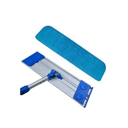 Mopa Seca Microfibra 62cm Color Celeste Completa Mopa Seca Microfibra 62cm Color Celeste Completa