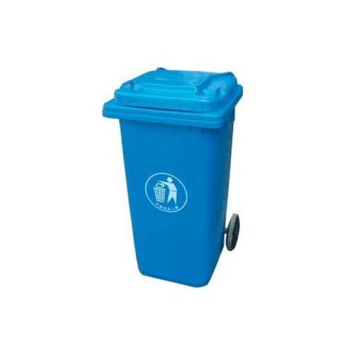 Contenedor de basura azul 240L Glanz