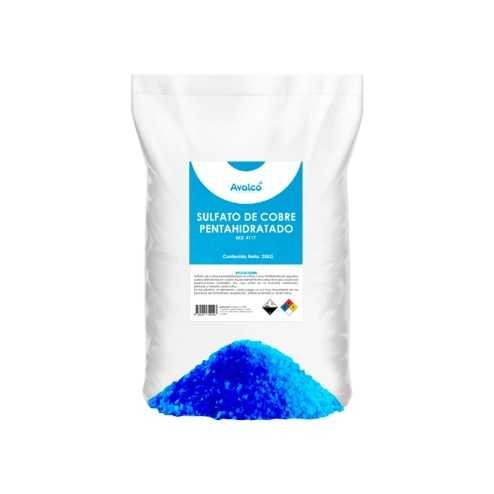 Sulfato De Cobre Pentahidratado Saco 25 kg Sulfato De Cobre Pentahidratado Saco 25 kg
