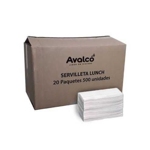 Caja Servilleta Lunch 14x14 cm (20 paquetes x 500 unidades)