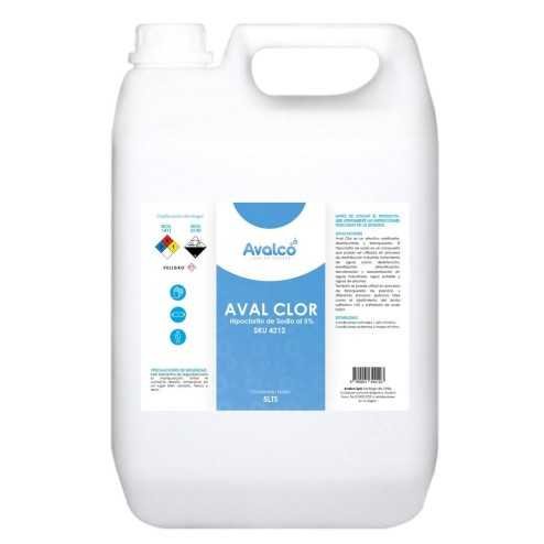 🧪 Aval Clor 5 Lts | Hipoclorito de Sodio 5% para Uso Doméstico y Piscinas 💧🏠 🧪 Aval Clor 5 Lts | Hipoclorito de Sodio 5% para Uso Doméstico y Piscinas 💧🏠