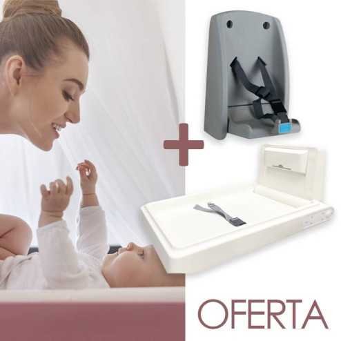Mudador / Silla Plegable de Bebé + Mudador Vertical de Bebé Mudador / Silla Plegable de Bebé + Mudador Vertical de Bebé