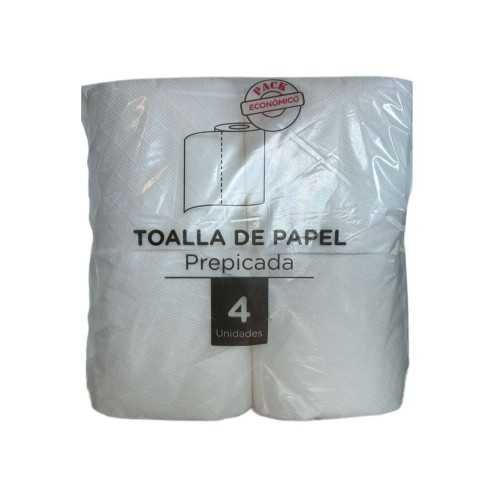 Papel Toalla Multiuso Prepicada Económica 4 unidades
