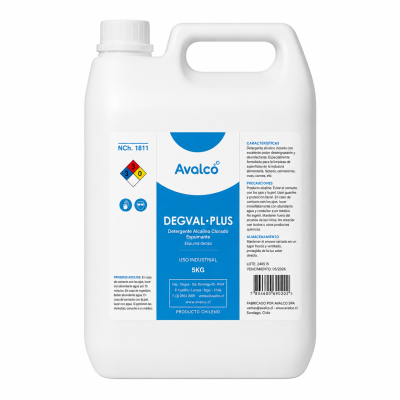 🧼 Degval Plus 5 L – Detergente Desengrasante Potenciado de Base Acuosa ♻️